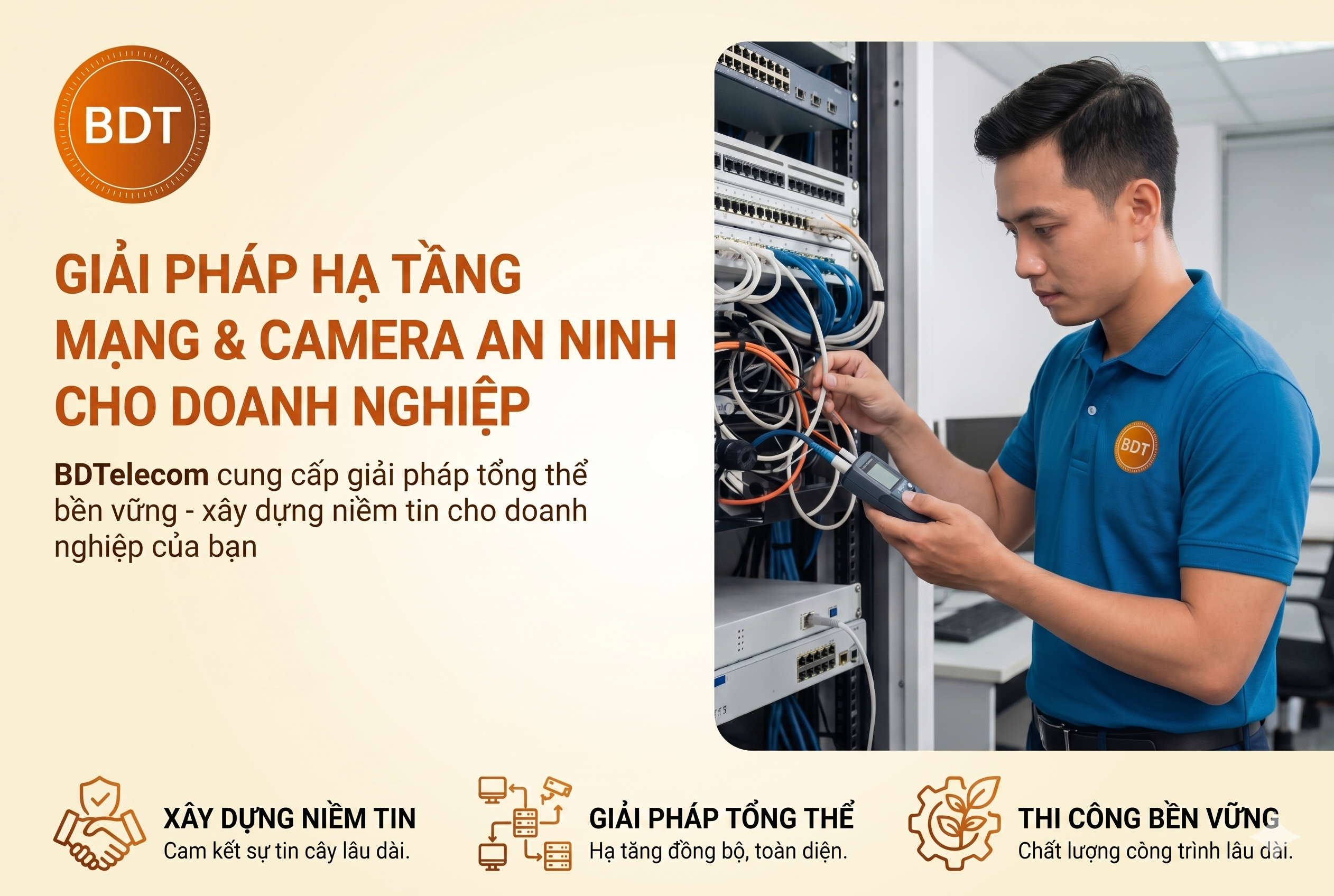 Giải pháp thi công IT BDTelecom
